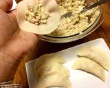 ツナとキャベツの揚げ餃子♡作り方3写真