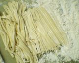 またまた　地粉で手打ちうどん　卵入り～　作り方2写真