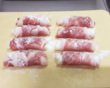 新食感！秘密のもっちり豚肉ロール♡作り方4写真