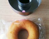 スライス生チョコで＊蜘蛛の巣ドーナツ作り方1写真