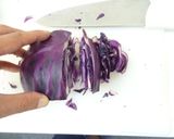 食品乾燥機ドラミニで干し紫キャベツ作り作り方1写真