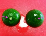 すだちで動物の後ろ姿な飾り切り♡作り方1写真