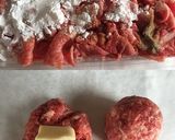 オニオン 牛小間煮 込みバーグ作り方5写真
