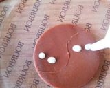スライス生チョコで＊蜘蛛の巣ドーナツ作り方12写真