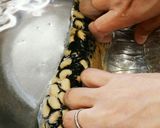 震災食　お米と煮豆作り方2写真