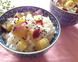 ✿秋 炊飯器で簡単さつまいもご飯✿作り方5写真