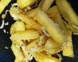 サツマイモとしらすの揚げ焼き風作り方3写真