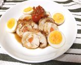 簡単ジューシー★照り焼きロールチキン★作り方5写真