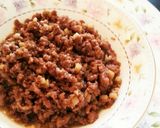 焼肉味！挽き肉牛蒡そぼろ作り方4写真
