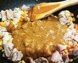 カレーオムライス 【カレーリメイク】作り方3写真