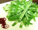 豚ひき肉とインゲンのエスニック炒め作り方1写真
