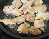 鶏とレンコンの煮物作り方1写真