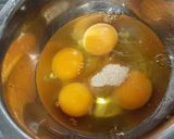 大根葉で三色丼作り方3写真