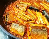 秋刀魚のコチュジャン煮付け。作り方10写真