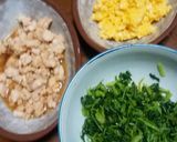 大根葉で三色丼作り方8写真