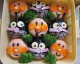 運動会用アンパンマン弁当(キャラ弁)作り方3写真