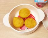 離乳食後期＊レンジで簡単手づかみ蒸しパン作り方6写真