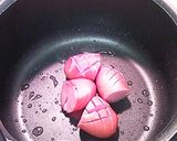 野菜ジュースで煮込み作り方1写真