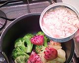 野菜ジュースで煮込み作り方4写真