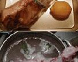 骨付きスモークハムの「骨」で出汁をとったポトフ♪作り方1写真