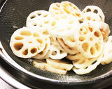 蓮根とひき肉の蒲焼き☆黄身おろし仕立て☆作り方3写真