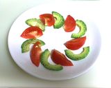 ひとりで食べる時のトストサラダの基本♪作り方3写真