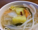 サツマイモのお味噌汁。作り方7写真