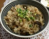 茄子と干しエビの炊き込みご飯☆作り方6写真
