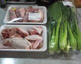 蒸し鶏から揚げついでにスープ作り方1写真
