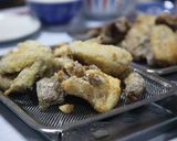 蒸し鶏から揚げついでにスープ作り方7写真