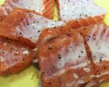 サツマイモとサーモンのミルク煮込み☆*+作り方3写真