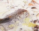 サツマイモとサーモンのミルク煮込み☆*+作り方6写真