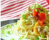 豚バラ肉とトマトの柚子胡椒スパゲッティ♪作り方7写真