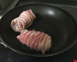プルーンと梅干入り☆豚薄切り肉巻き作り方3写真