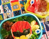 ジュウオウイーグル キャラ弁作り方5写真