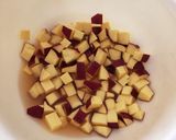 レンジで簡単♪メープルのさつまいも甘煮作り方2写真