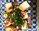 絹厚揚げとベーコンの炒め物 10分作り方6写真