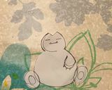 簡単★ポケモン⋈カビゴンおにぎり作り方2写真