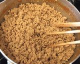 鶏そぼろ（すき焼きどんぶりのたれ）作り方4写真