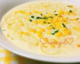 もったり♡大満足濃厚コーンスープパスタ♡作り方6写真