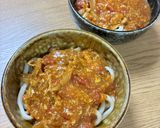トマたまカレーうどん作り方7写真