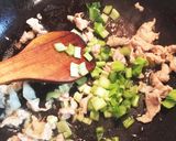 豚肉と小松菜の柚子胡椒スパゲッティ作り方4写真