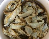 山菜&帆立ヒモの炊込みご飯作り方3写真