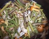 山菜&帆立ヒモの炊込みご飯作り方4写真