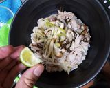簡単☆秋の爽やか豚葱丼作り方4写真