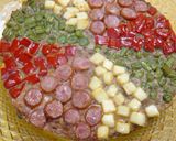カラフルミートローフ作り方8写真