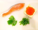 簡単☆2度楽しめる焼くだけ鮭の親子丼作り方1写真