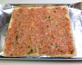 油揚げとひき肉のうす焼き～ピザ風～作り方2写真