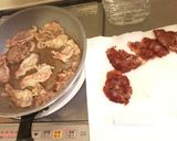 夏バテに！さっぱりトマトと豚肉の甘酢和え作り方4写真