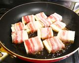 豆腐の肉巻き！豚ばら薄切りde豚の角煮作り方6写真